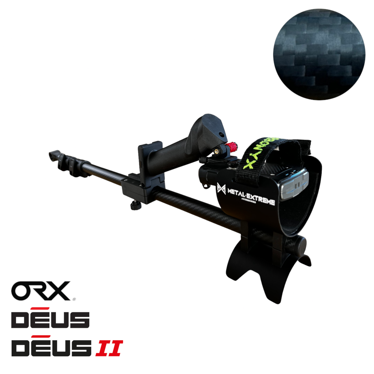 Asta Light PIEGHEVOLE Telescopica completa di ripieghevole per XP DEUS1/2 e ORX NERO