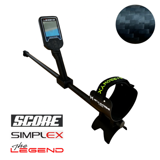 Asta BEACH Telescopica per Nokta Simplex/Legend NERO