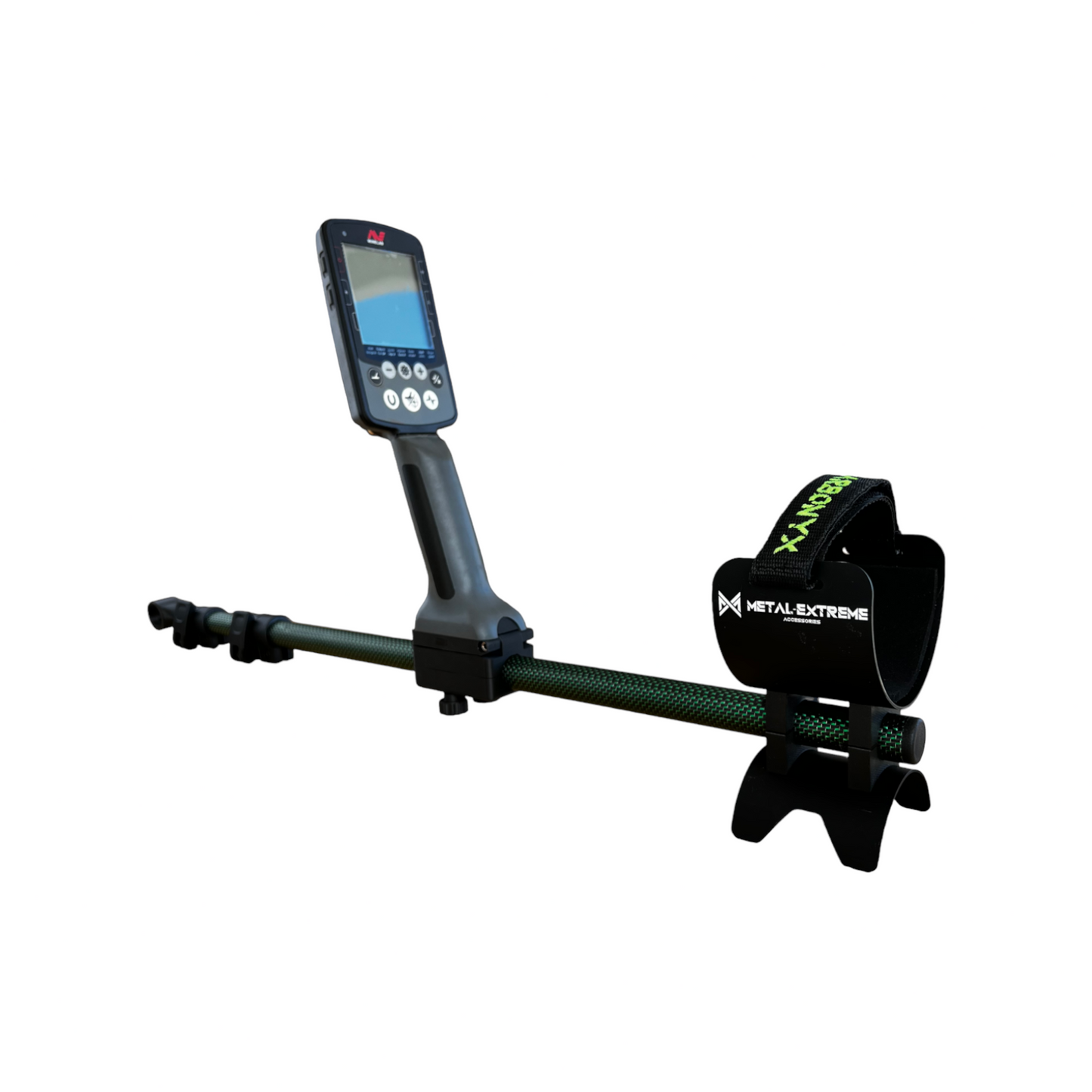 Asta Light PIEGHEVOLE Telescopica completa di ripieghevole per Minelab Equinox 600/800 VERDE